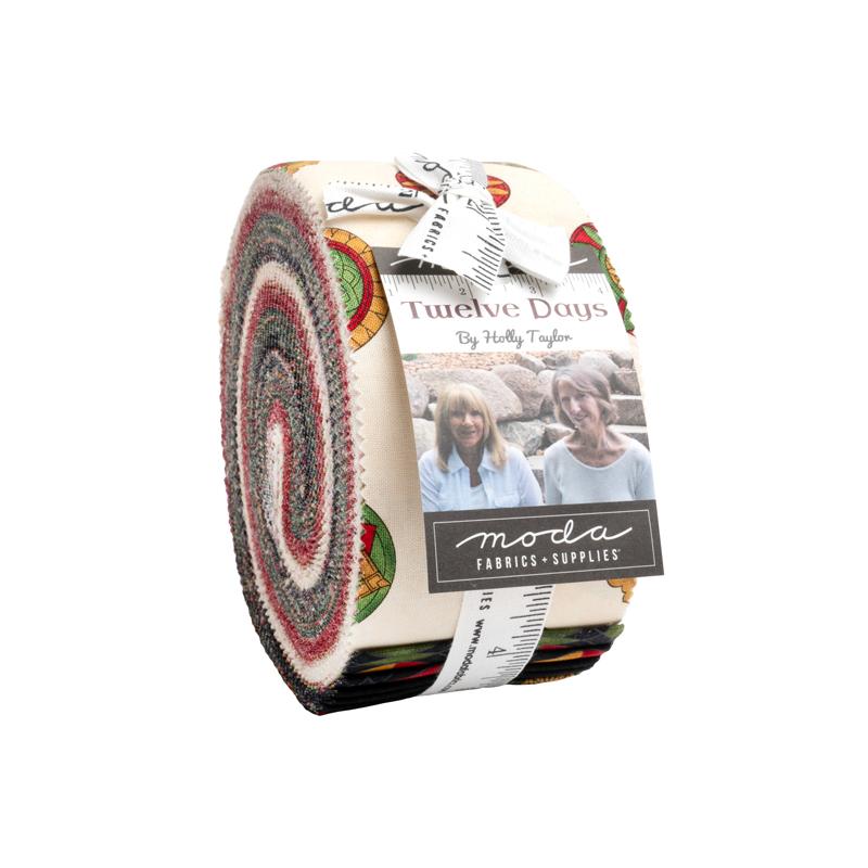 Twelve Days 2.5" Strip Roll (Jelly Roll) by Holly Taylor for Moda (6950JR)