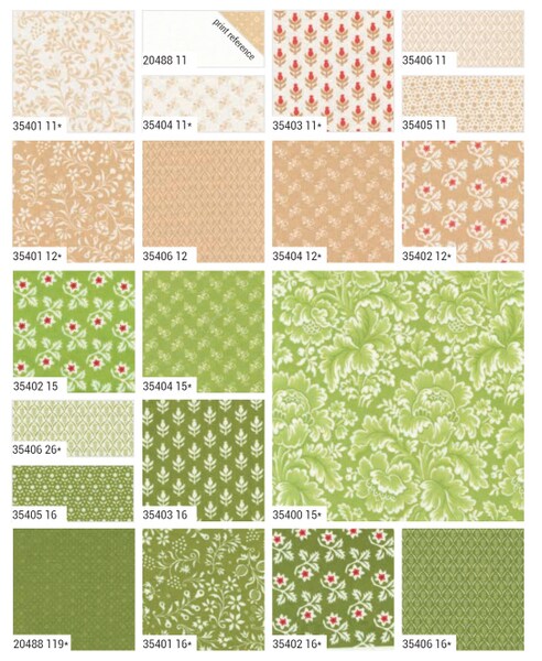 Buon Natale Fat Eighth Bundle by Fig Tree Co for Moda (35400F8)