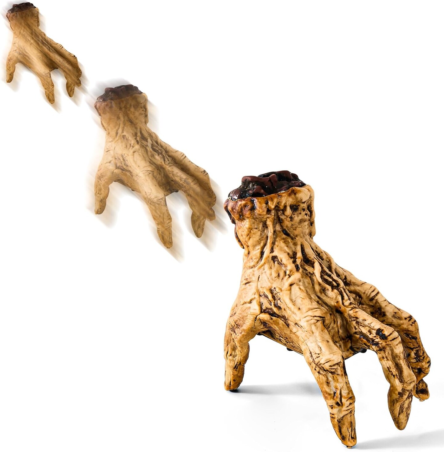 Halloween Animatronic Crawling Zombie Hand, Sound Activated
