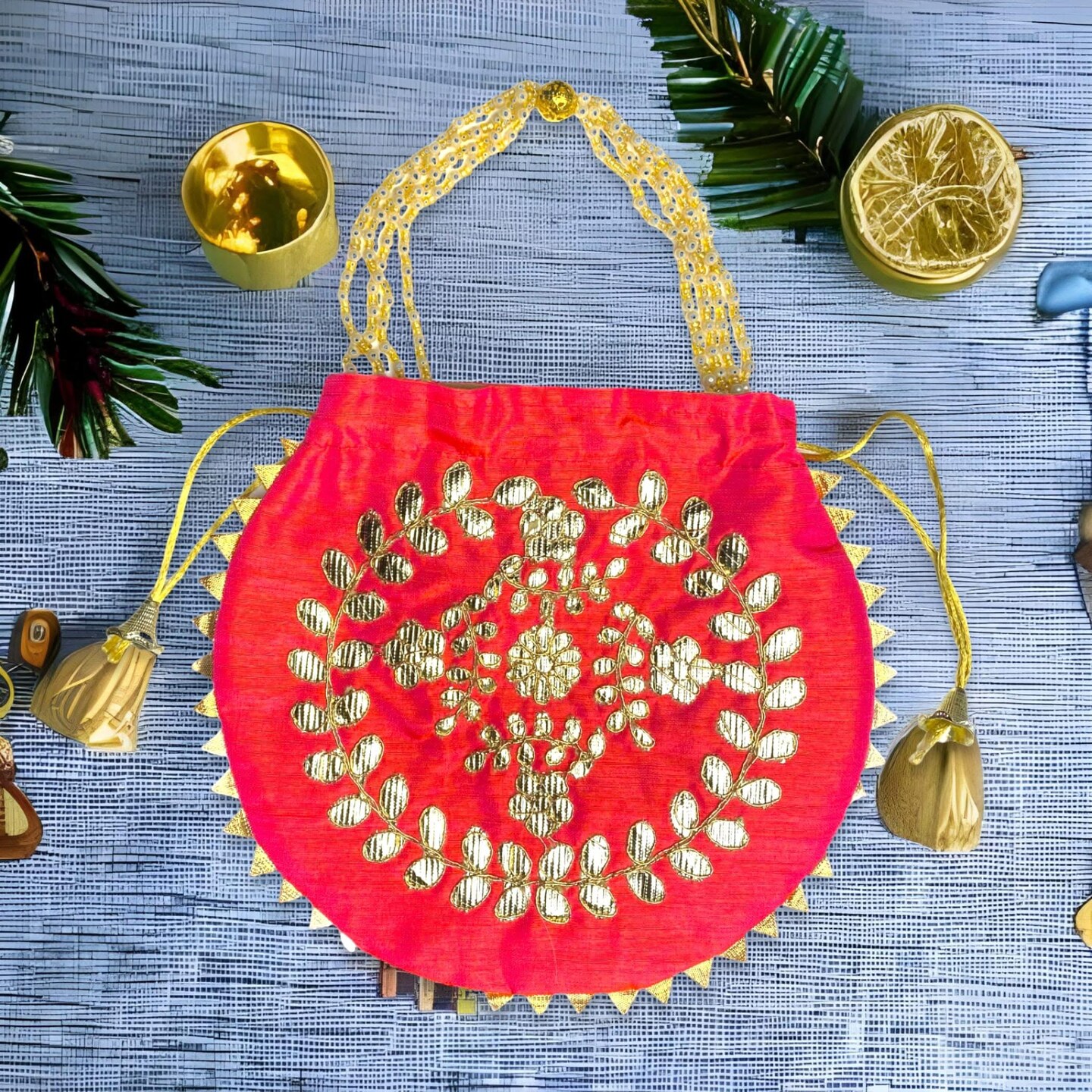 Indian Potli Bag, Nikah Favor, Indian Muslim Punjabi Wedding Favor, Diwali Gift Bag, Diwali Favor, Diwali Gift, Housewarming Favor, Eid Gift