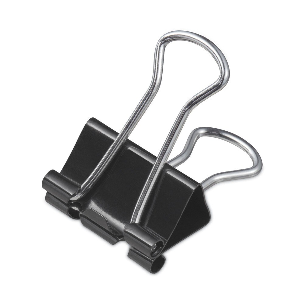 Universal Binder Clip Value Pack - Small, Black/Silver (36/Pack)