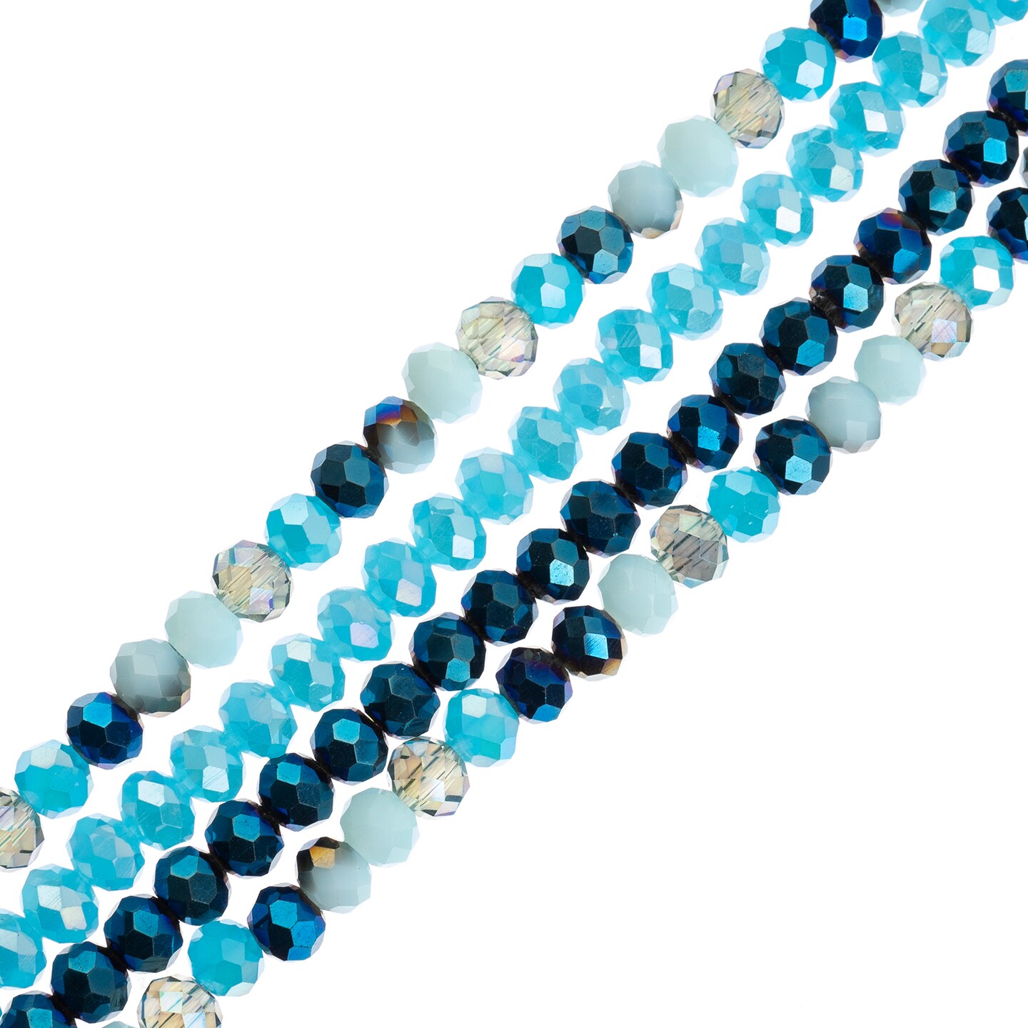 Crystal Lane DIY 7&#x22; Designer Glass Bead Multiple Strands