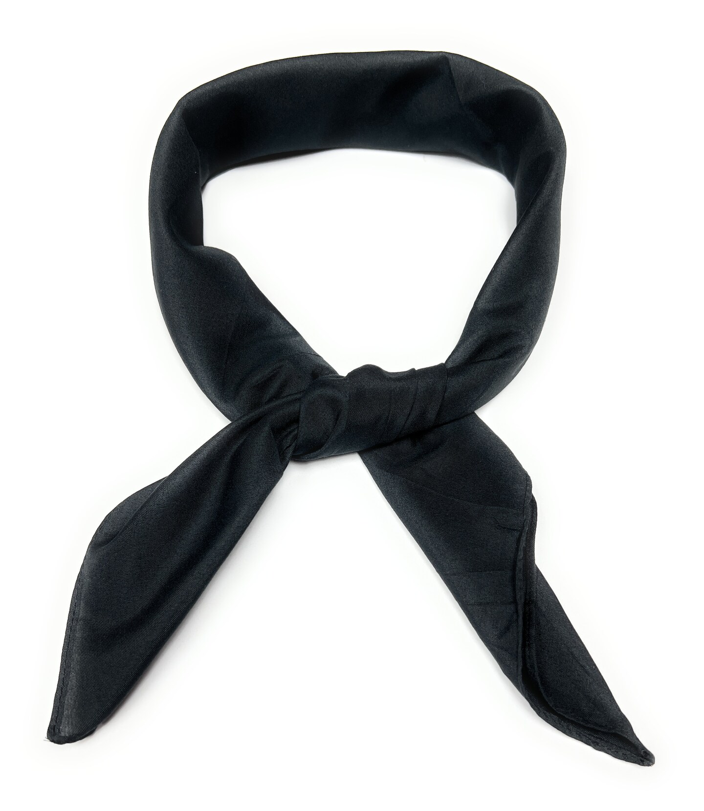 Set of 7 Solid Ribbon Scarves, Head Neck Pocket Square Scarf