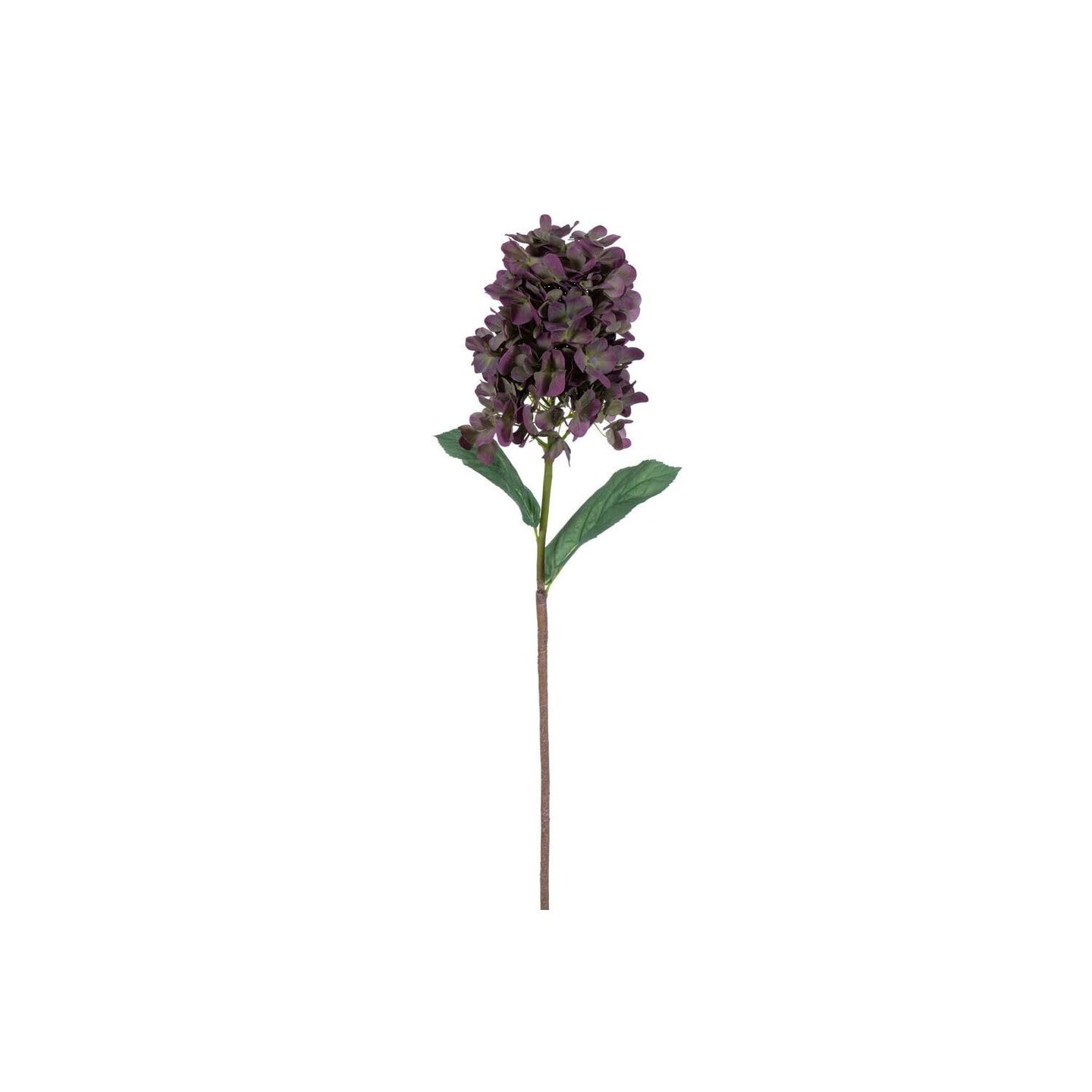 Vickerman 34" Artificial Plum Cone Hydrangea Spray. 2 In A Bag.