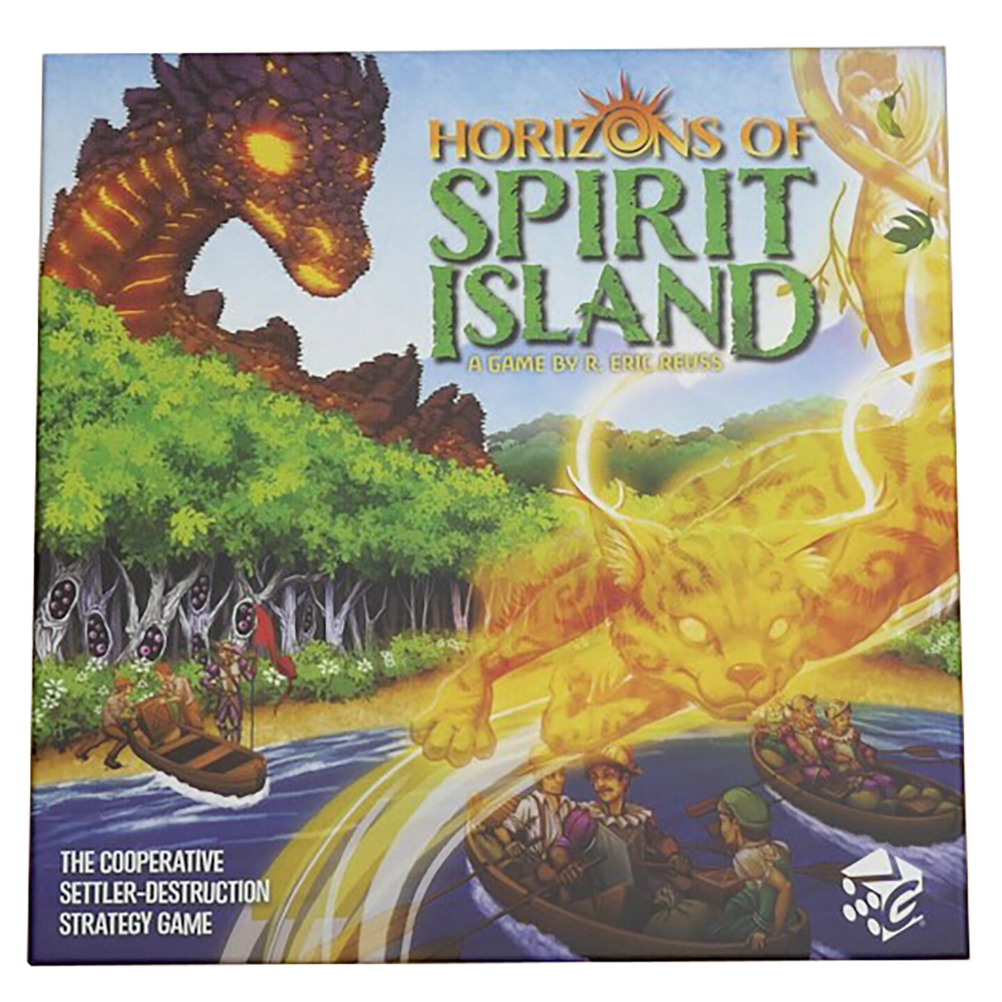 Horizons Of Spirit Island: Classic Spirit Panel Boards - 5 Greyboard Panels, Replace Existing Cards, Greater Than Games
