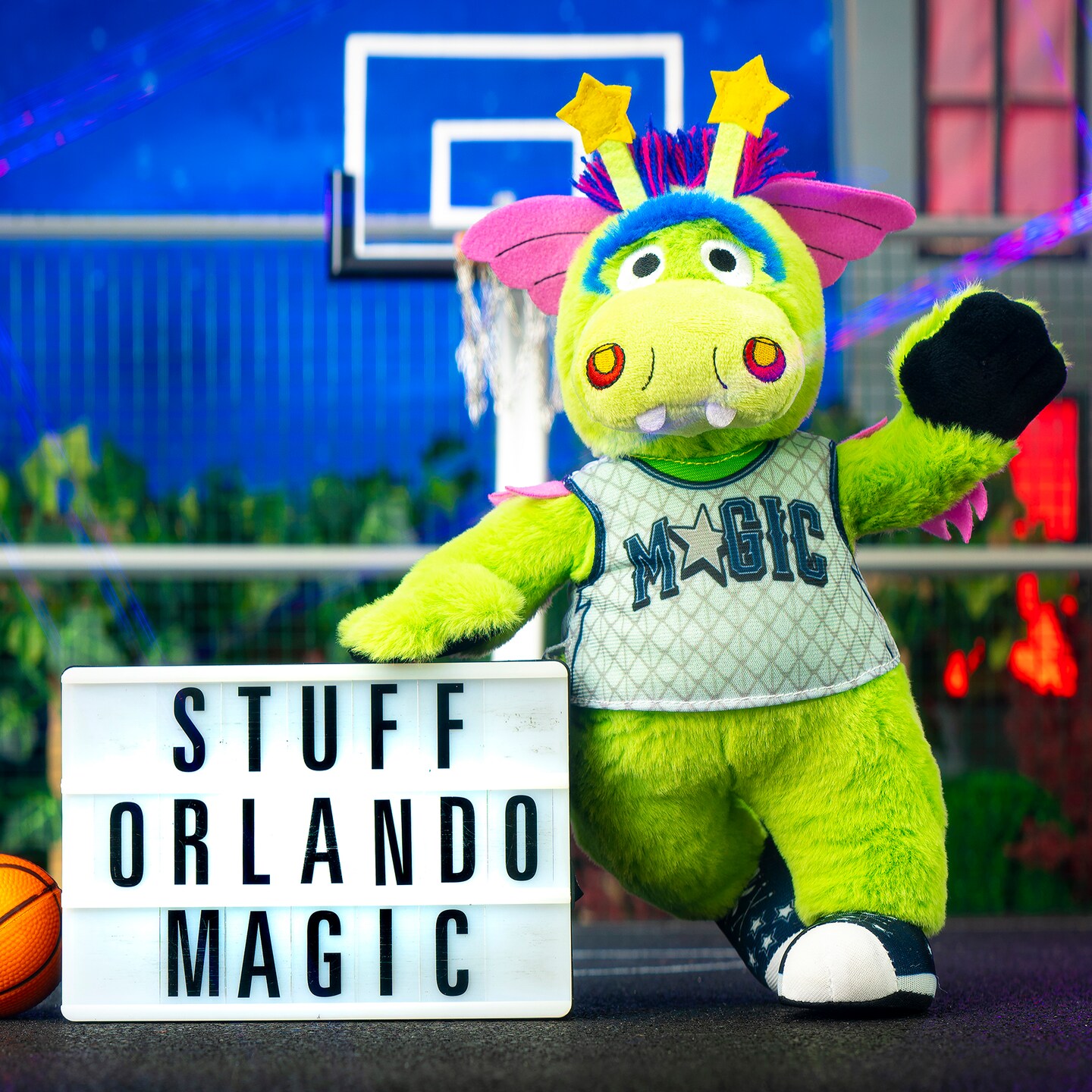 Bleacher Creatures Orlando Magic Stuff The Magic Dragon 10&#x22; Mascot Plush Figure (City Edition &#x27;24-&#x27;25)