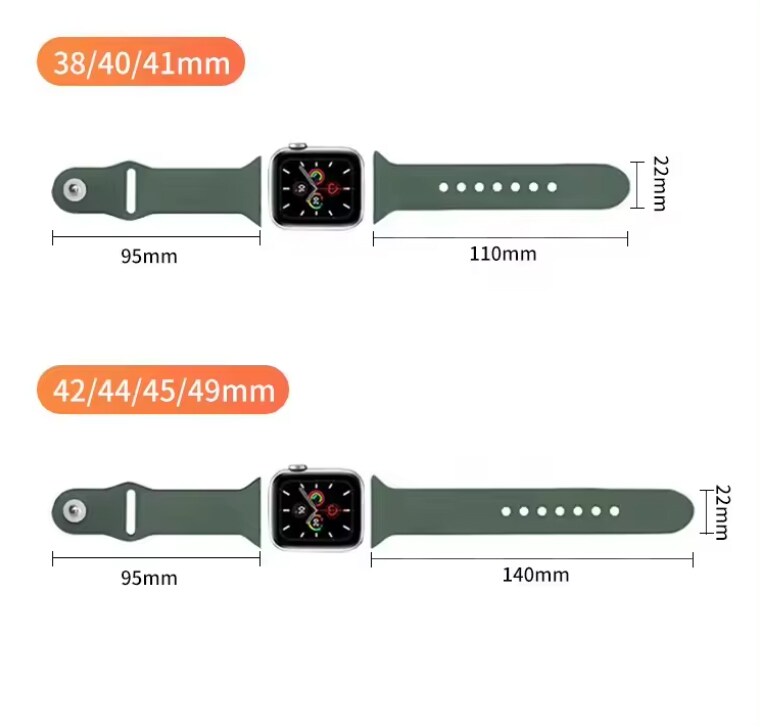 Christian Personalized Strap - Mountain Mover Silicone Strap Bands 38mm 40mm 41mm 42mm 44mm 45mm 49mm - Chosen Blessed Forgiven Redeemed Eng - image9