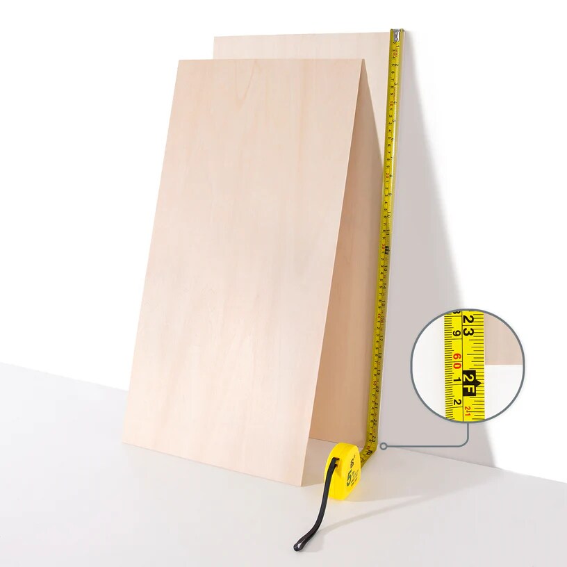 3mm Basswood Plywood 12*12inch 18pcs