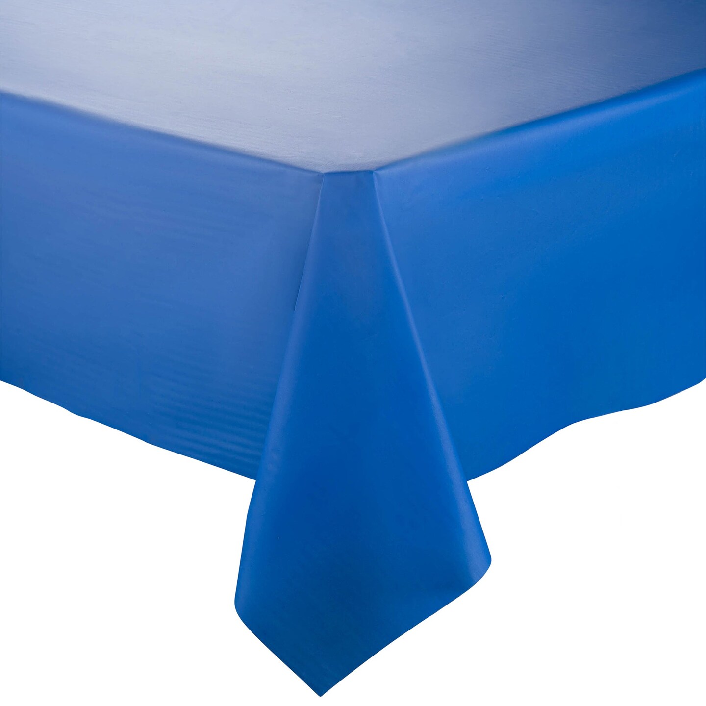 Navy Rectangular Disposable Plastic Tablecloths - 54" x 108" (96 Tablecloths)