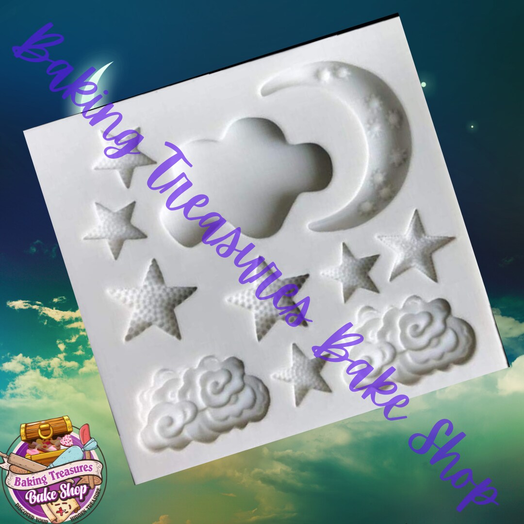 Moon and Stars Silicone Mold