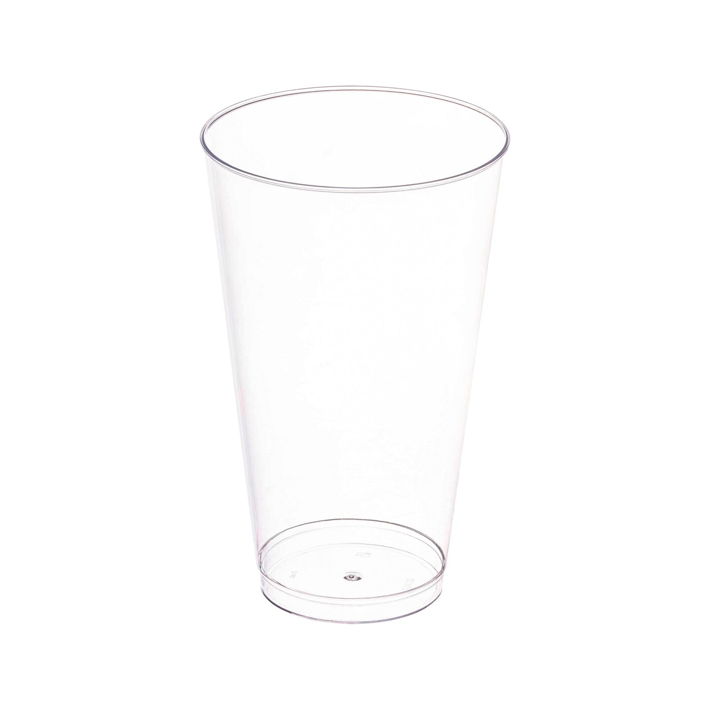 Crystal Clear Plastic Disposable Tall Iced Tea Cups - 16 oz. (500 Cups)