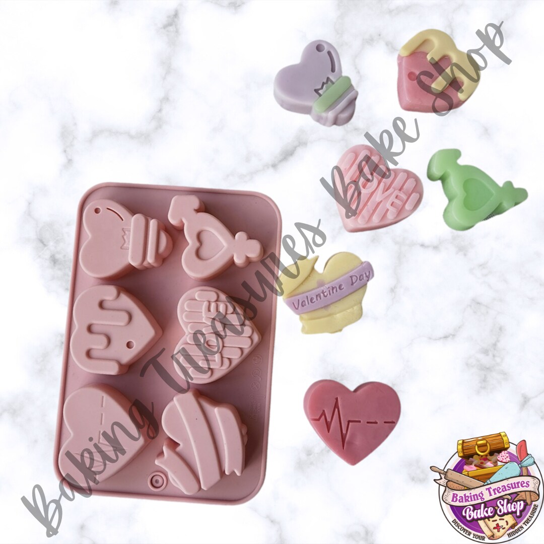 Heart Shaped Silicone Mold 6 Cavity