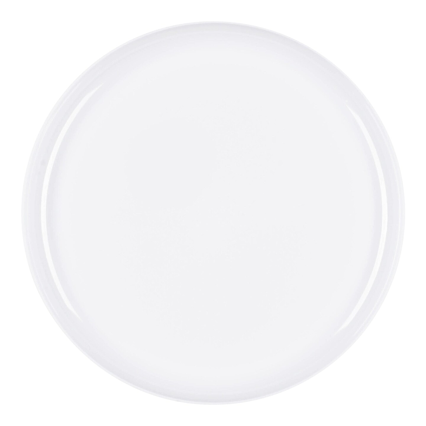 White Flat Round Disposable Plastic Pastry Plates - 6.25" (120 Plates)