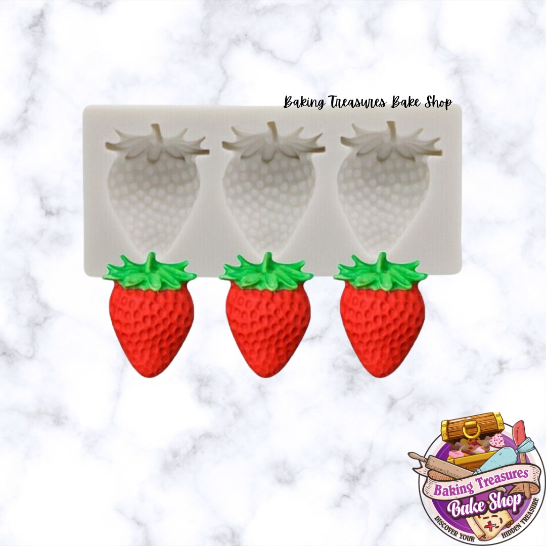 Strawberry Trio Silicone Mold