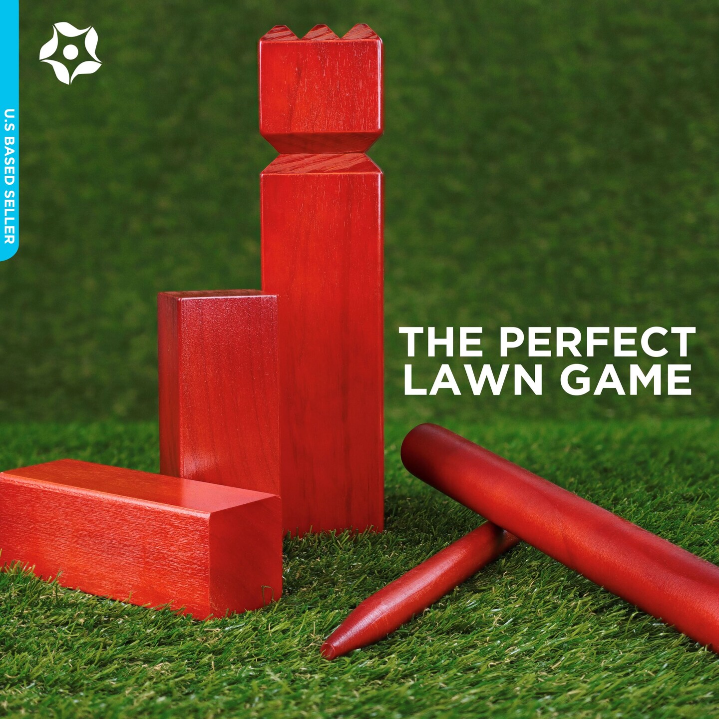 Kubb Lawn Game Set 21-Piece Viking Lawn Game
