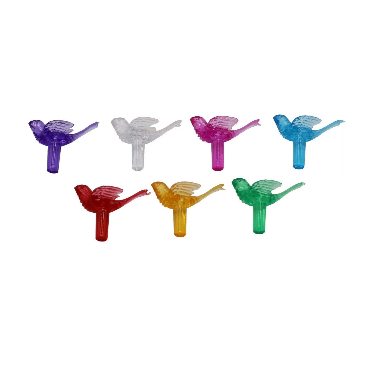 Kitcheniva Plastic Bird Lites For Ceramic Christmas Trees Multicolor Ornaments 100 pcs