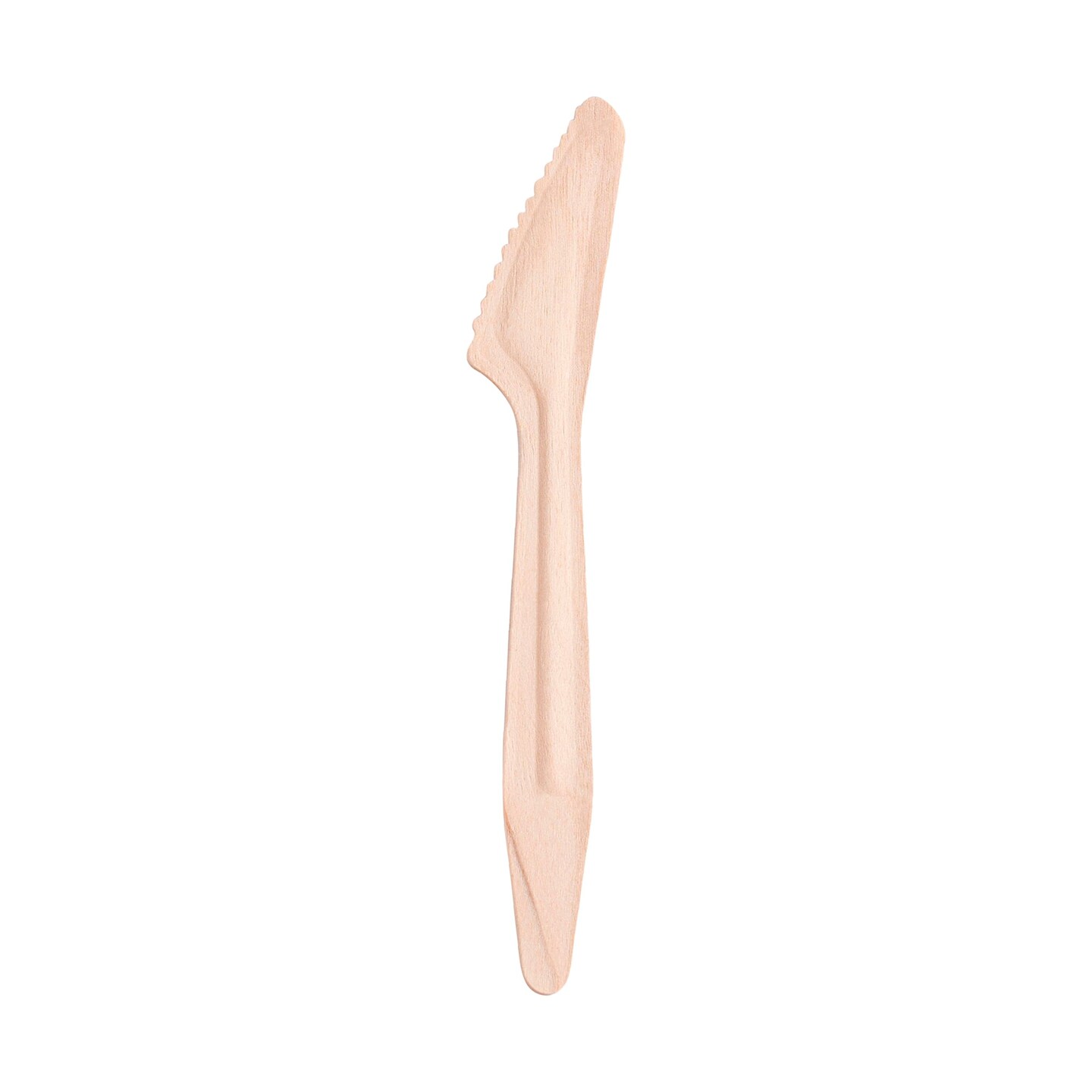 Natural Birch Eco-Friendly Disposable Dinner Knives (600 Knives)