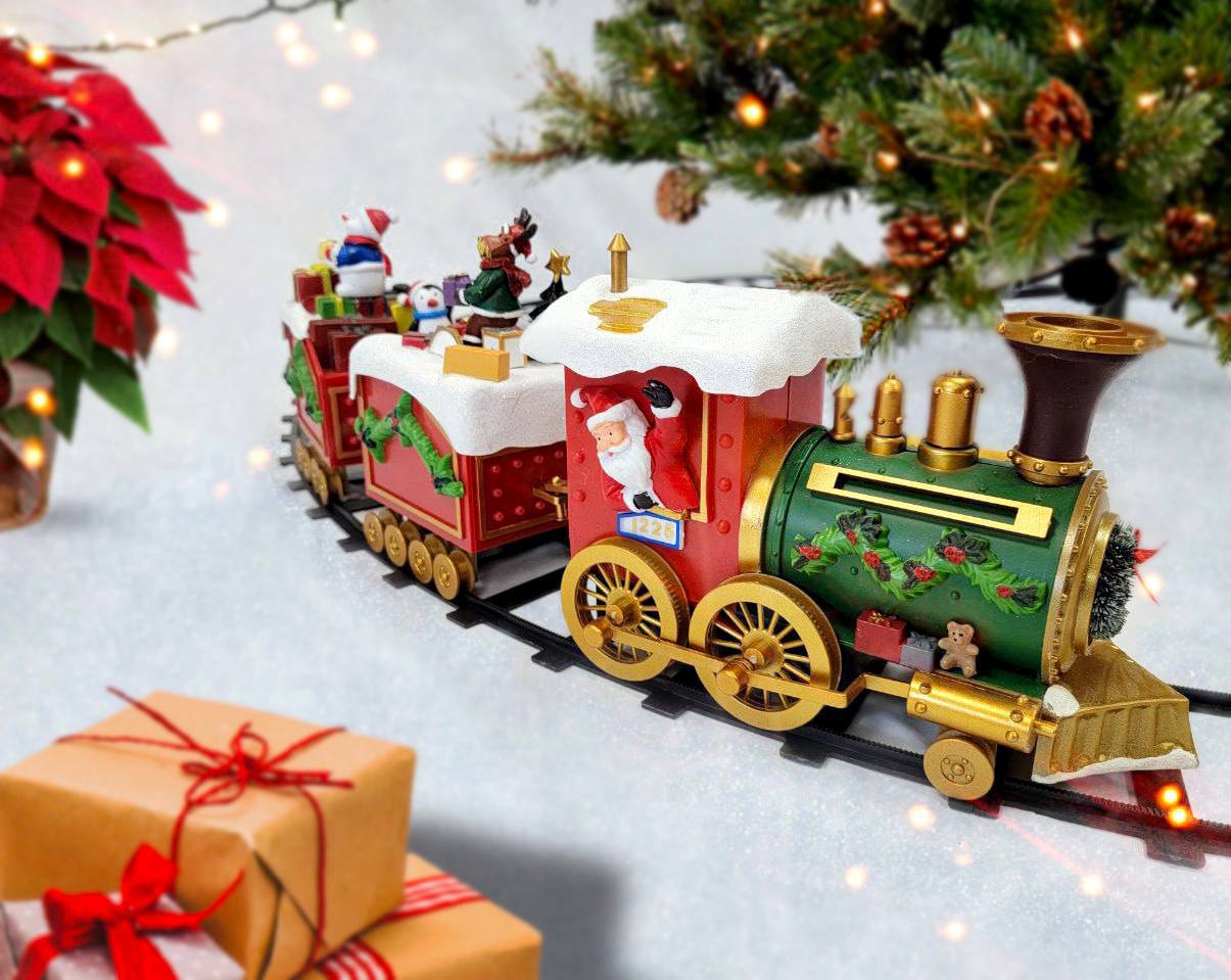 Christmas Train Decoration. Christmas Village