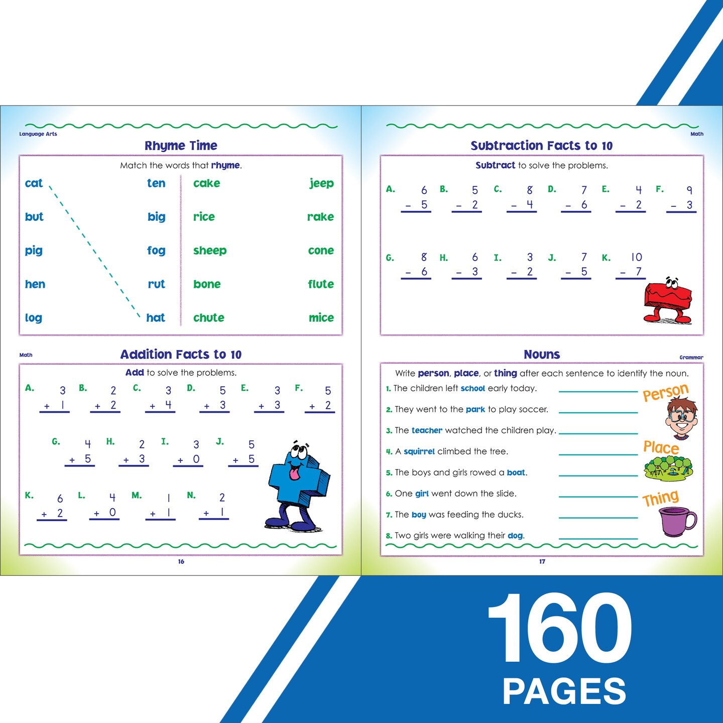 Carson Dellosa Mastering Basic Skills 2nd Grade Workbook, Language Arts, Reading, Math, and Writing Practice for Kids Ages 7-8, Classroom or Homeschool Curriculum