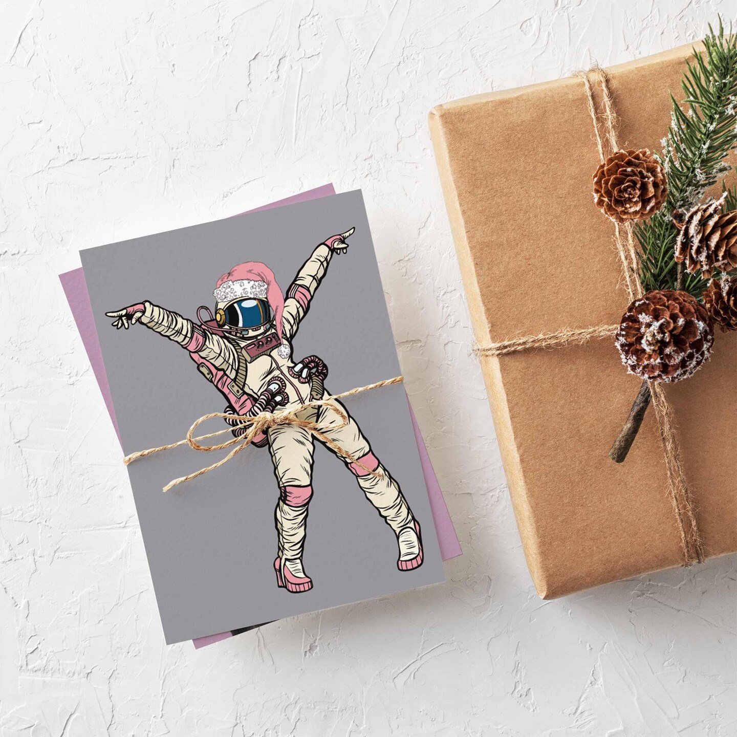 Kid-Friendly Christmas Cards - 24-Pack Fun Holiday Greeting Cards with 12 Playful Animal and Astronaut Designs, Perfect for Sharing Merry Christmas & Happy Holiday Wishes, Blank Inside for Personalized Messages - Whimsical and Cheerful Stationery Set