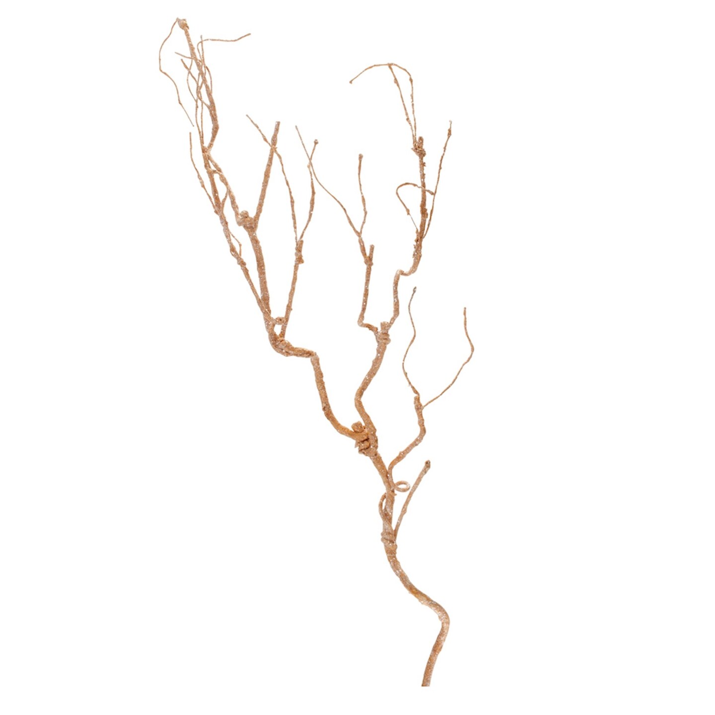 Melrose Glittered Artificial Christmas Twig Branch Spray - 32&#x22; - Set of 6 - Bronze