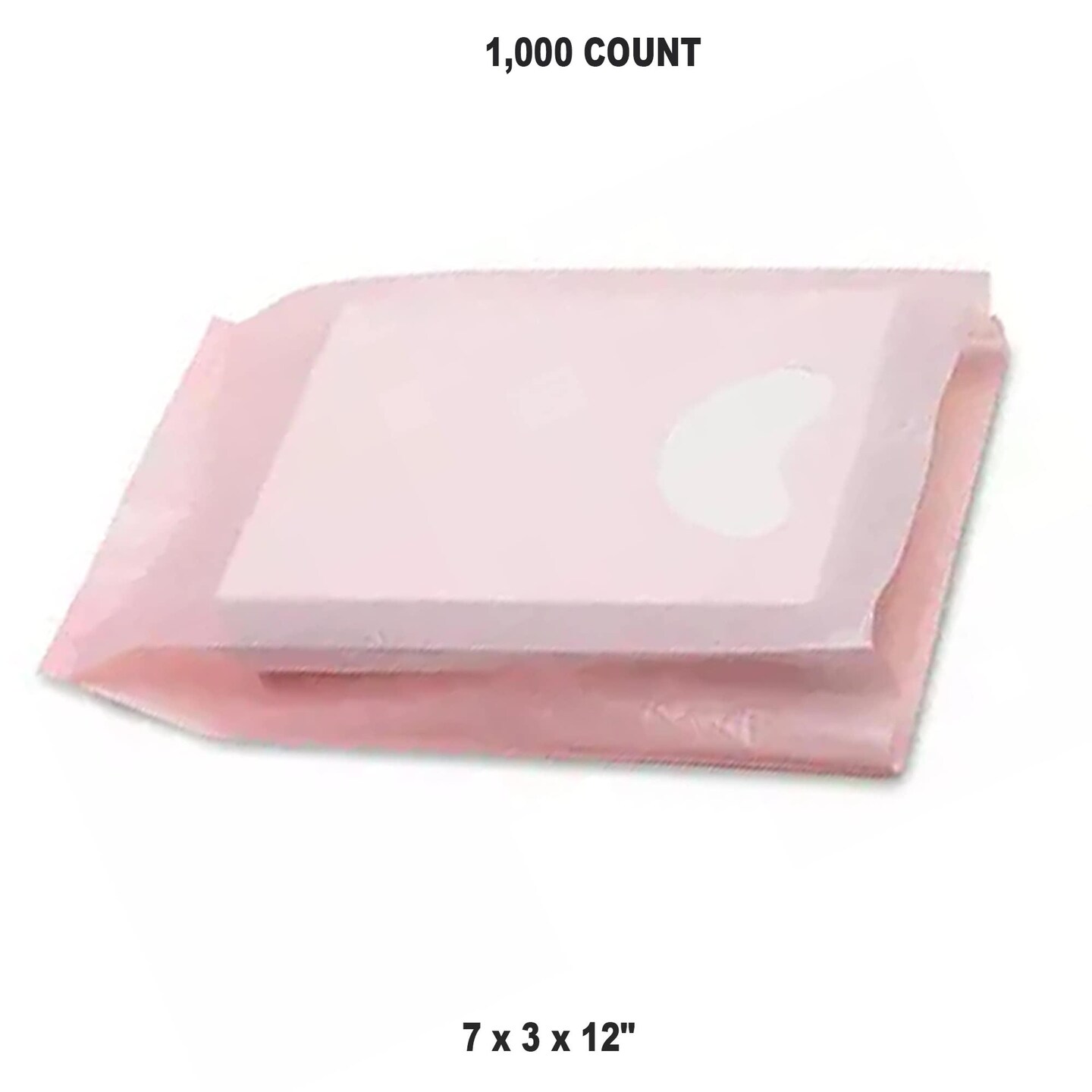 Merchandise Bags 7&#x22; x 3&#x22; x 12&#x22; for Pink