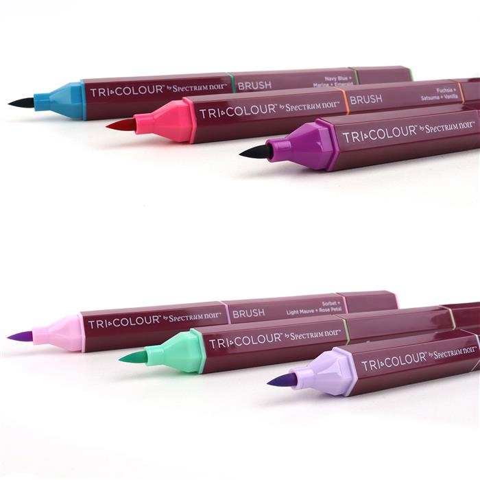 Ombre Brush Alcohol Marker Set Spectrum Noir + Bag