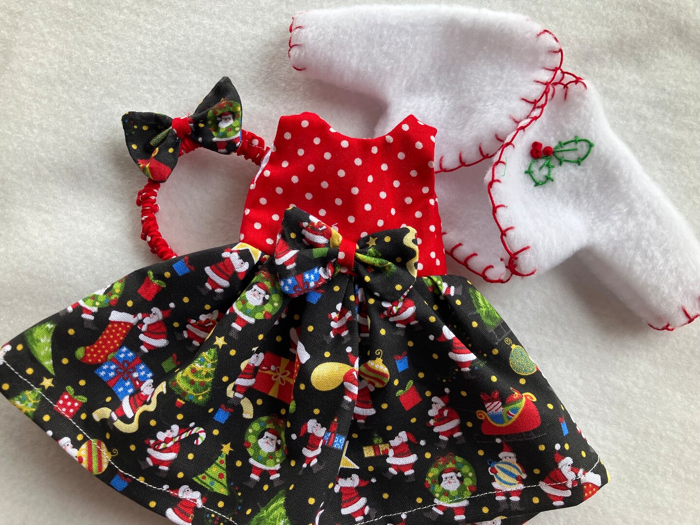 Christmas Doll Dress Set for 8" Vogue Ginny | MakerPlace by Michaels