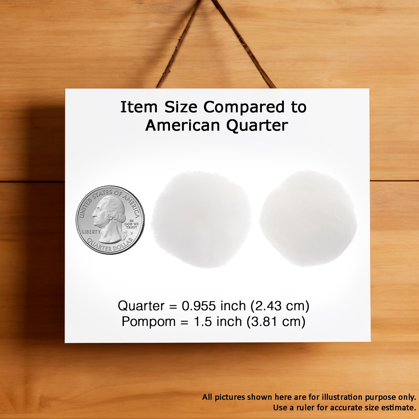 John Bead 1.5&#x22; Pom Poms, 50ct.