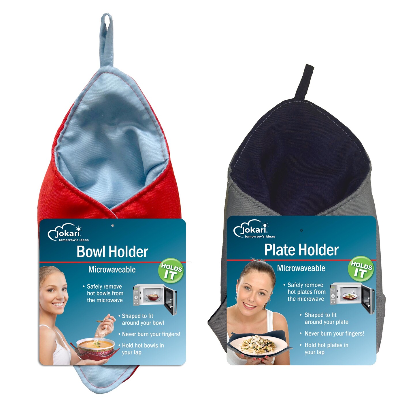 Microwavable Bowl Holder &#x26; Plate Holder Bundle