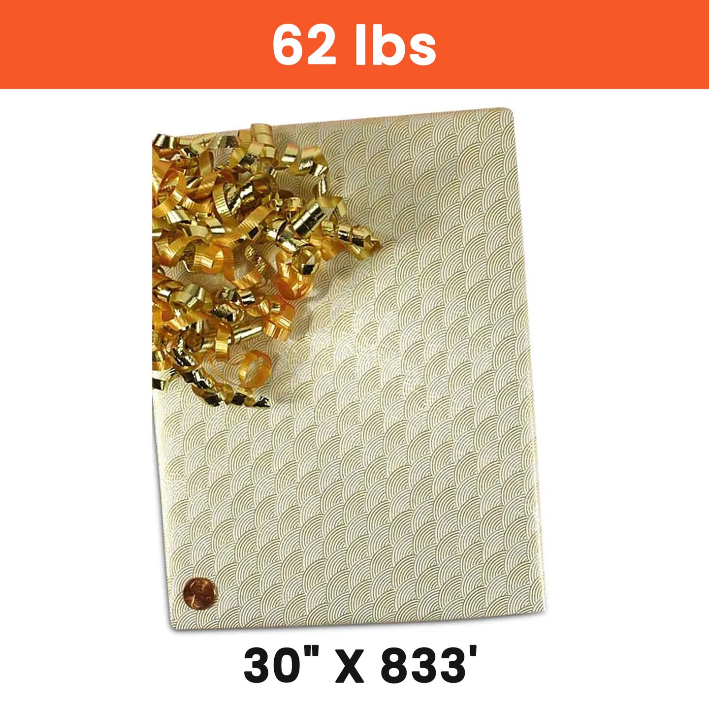 Wedding Wrapping Paper 30 &#x27;&#x27;*833 &#x27; 62 lbs