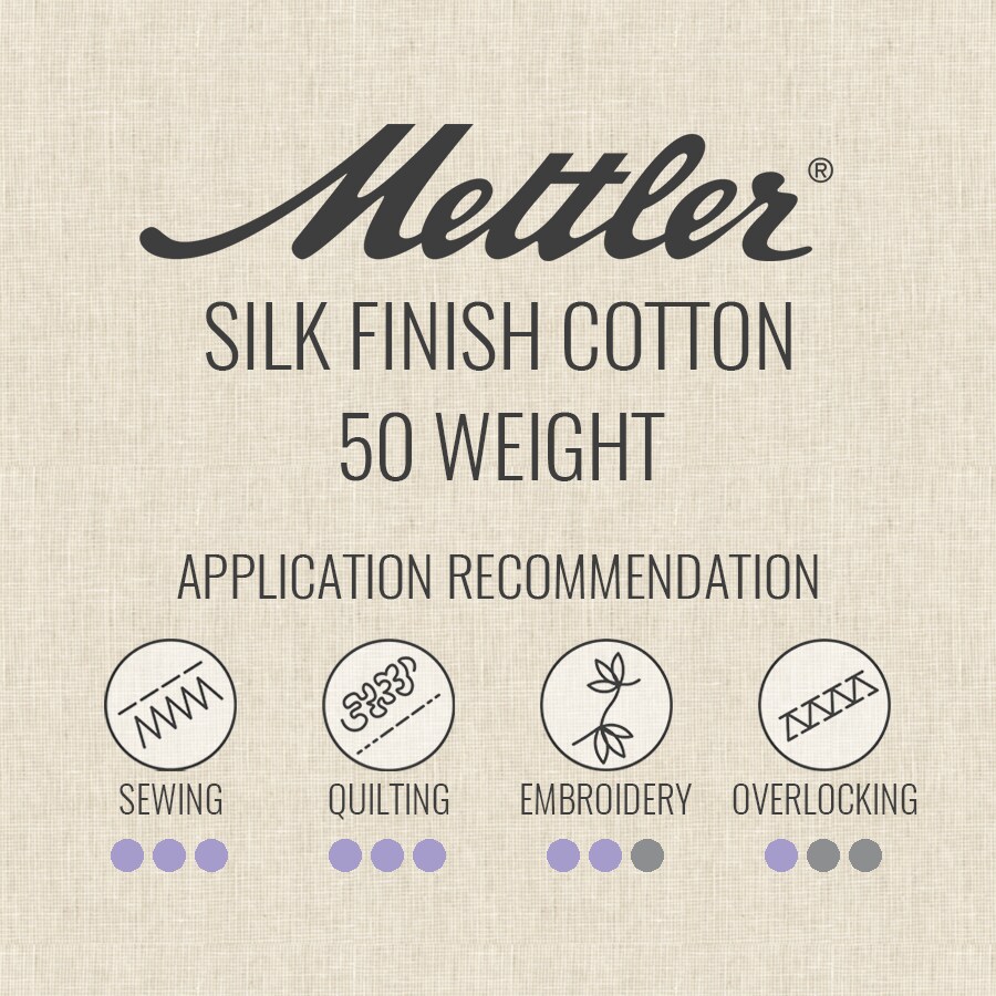Amethyst (9105-1079) | Silk-Finish Cotton 50wt (150M / 164Y) | Mettler Thread