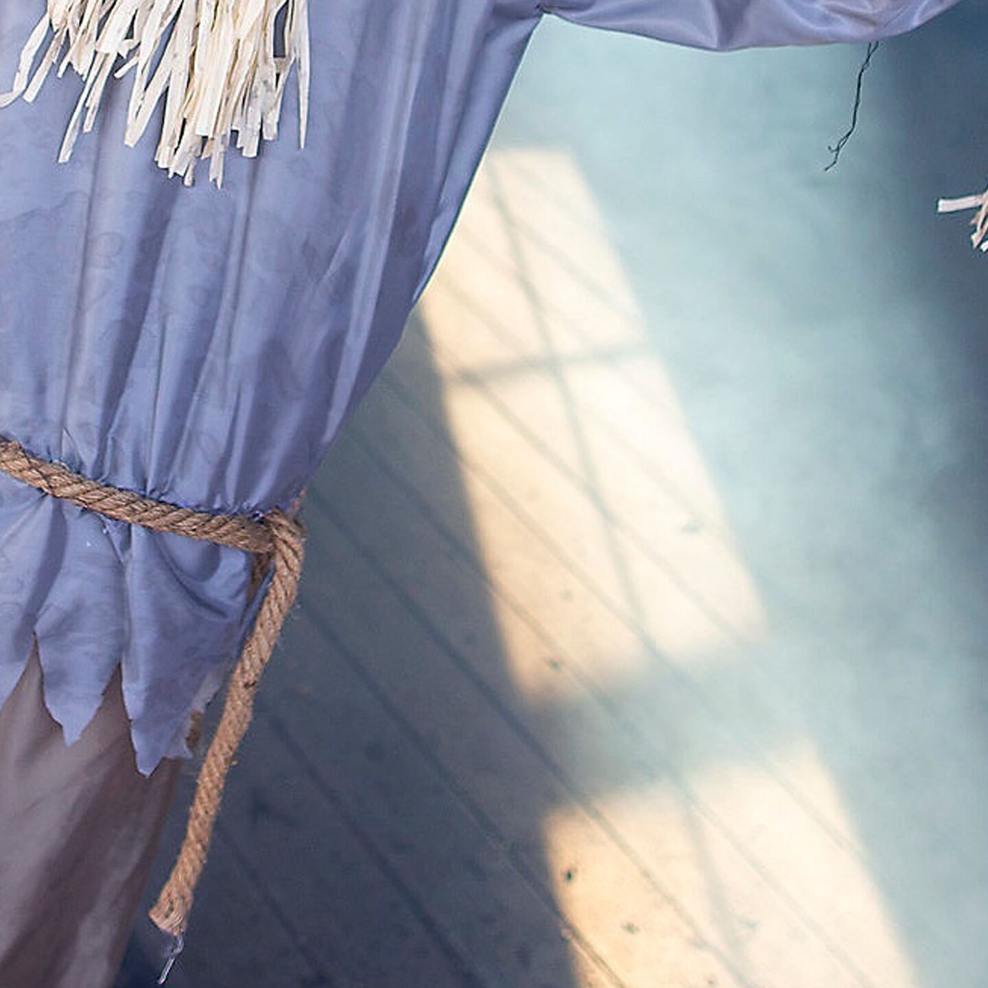 Standing Animated Ghoulish Scarecrow Decoration 6 Ft