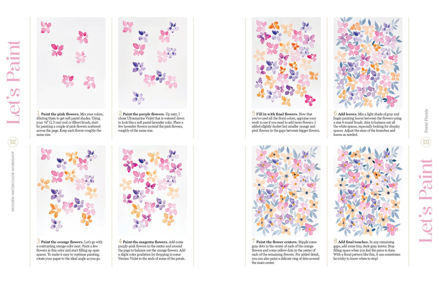 Modern Watercolor Workshop: Learn to Paint Geometric Shapes, Floral Designs & Other Repeat Patterns - A Calm & Creative Approach
