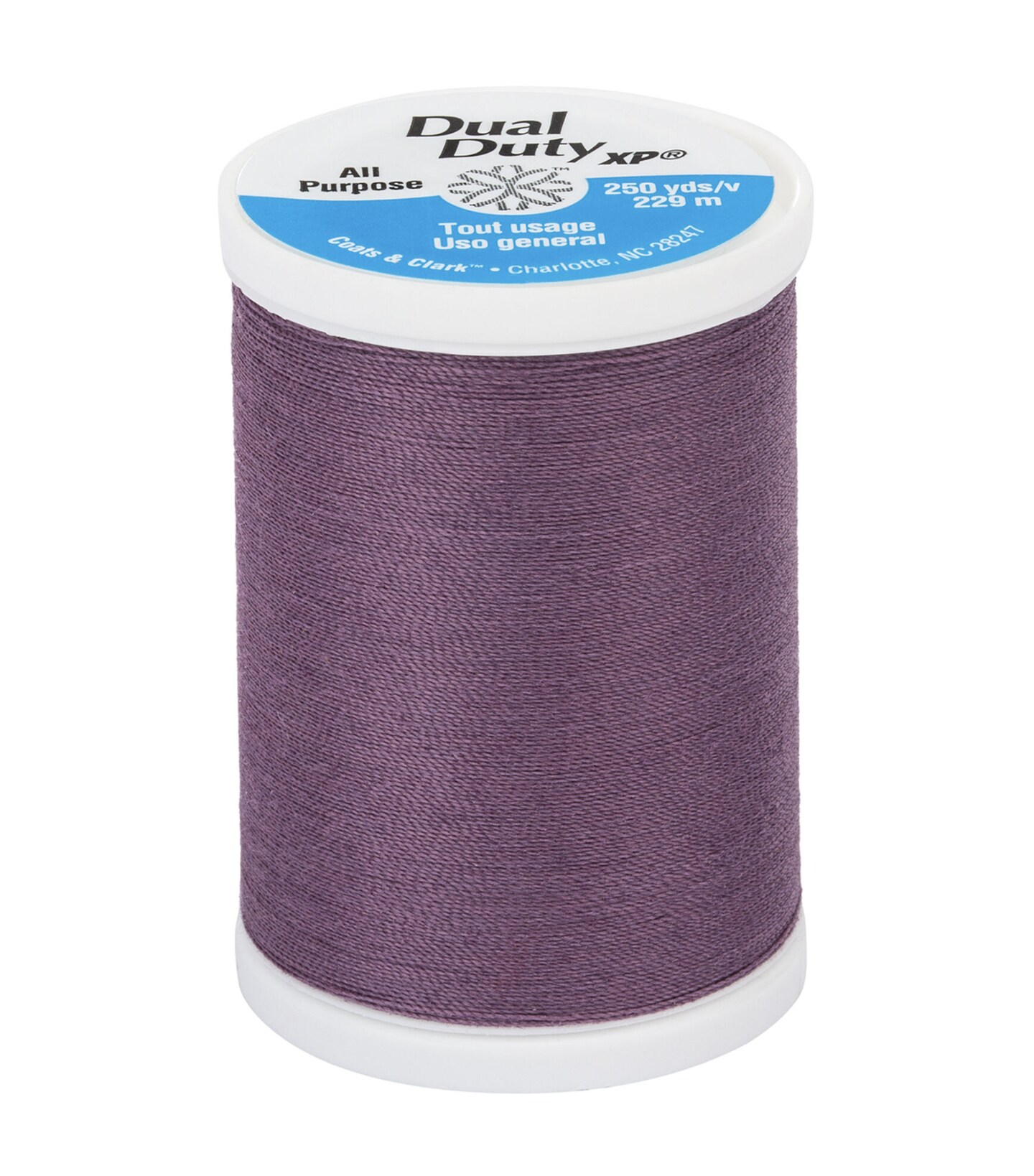 250 yards -- Dual Duty XP -- All Purpose Sewing Thread -- Mulberry Wine Color -- Ref. S910-3480 by Coats & Clark®