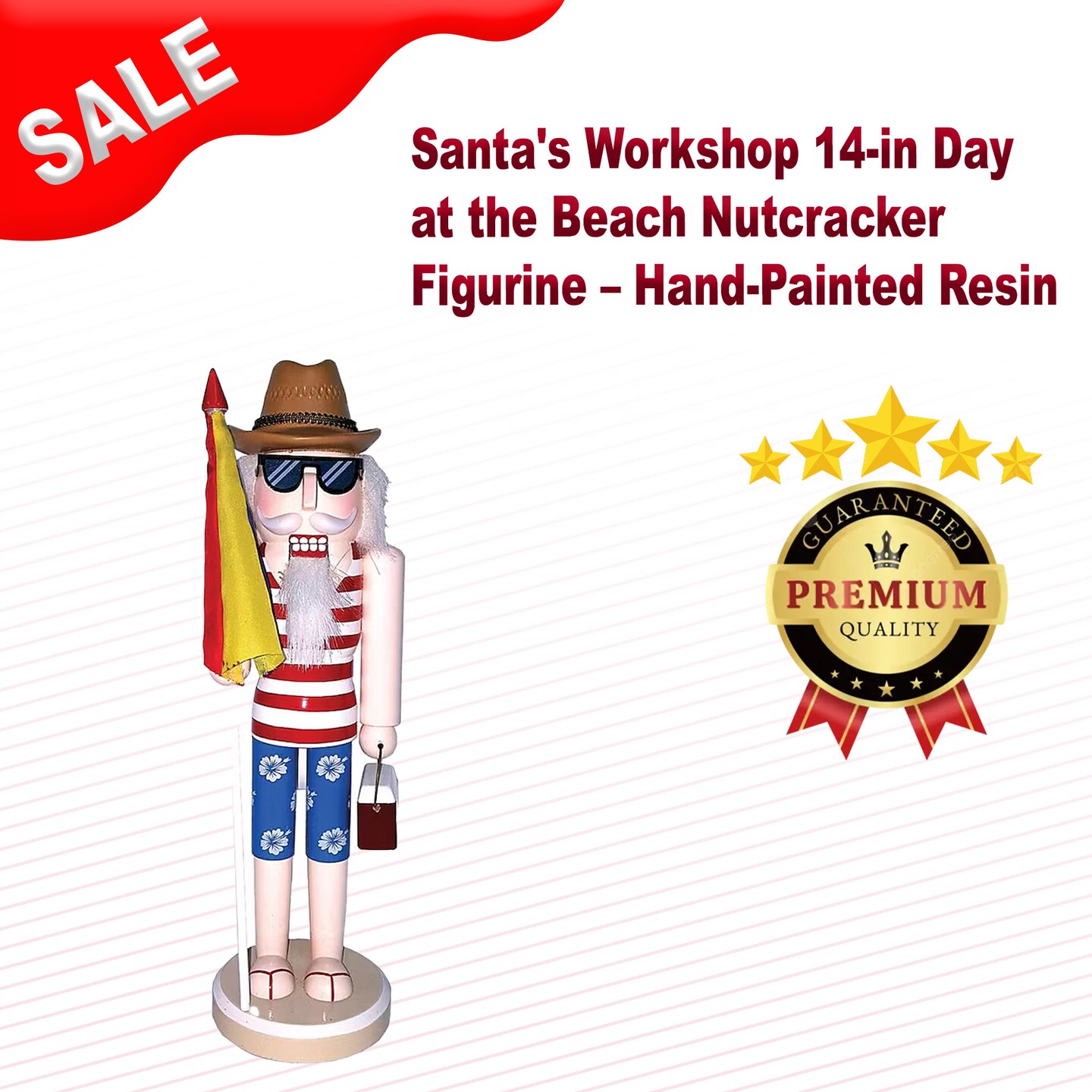 Santa's Workshop 14" Green Plaid Golfer Nutcracker - Macy's