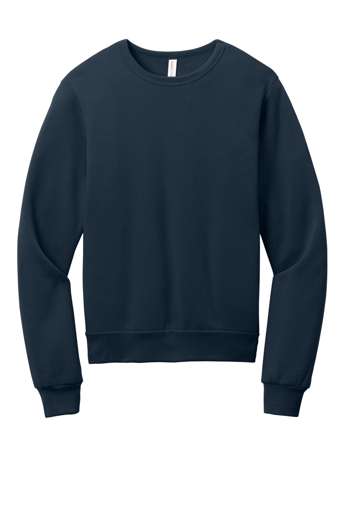 BELLA+CANVAS® Unisex Sponge Fleece Classic Crewneck Long Sleeve Sweatshirt