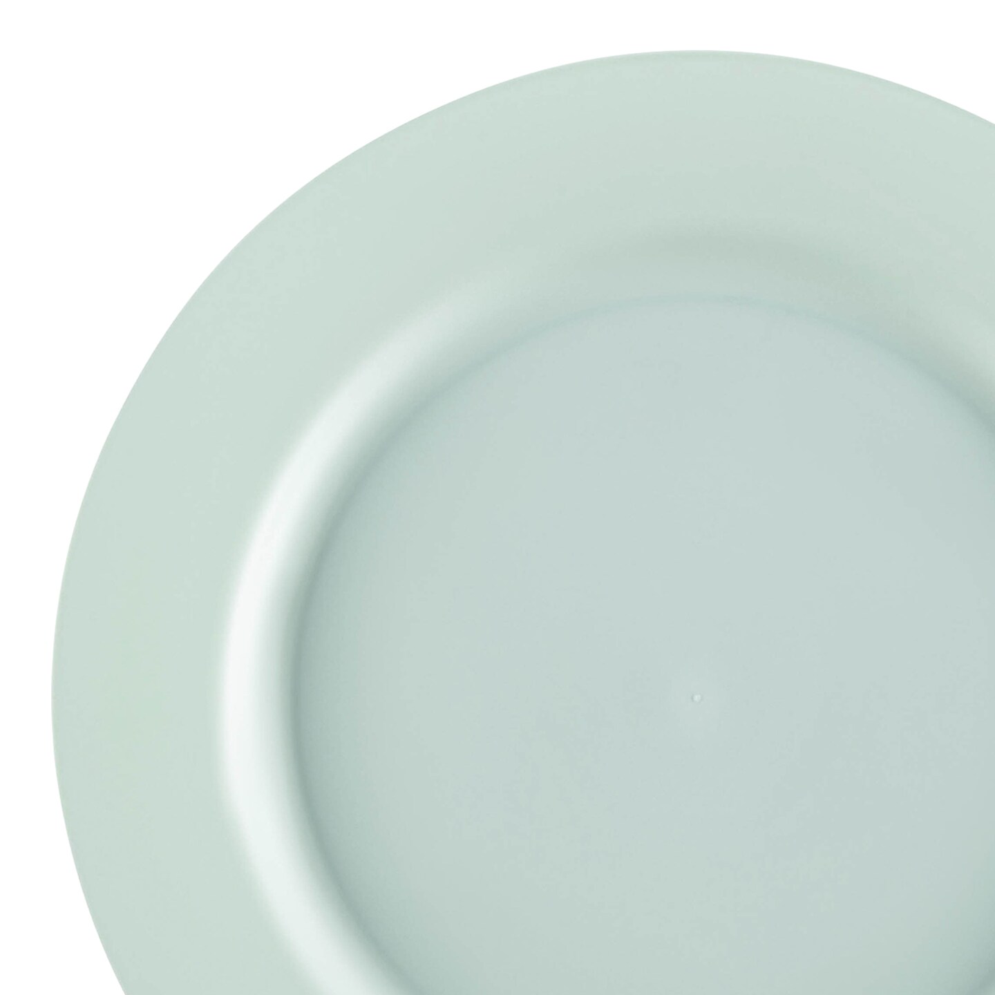 Matte Turquoise Round Disposable Plastic Appetizer/Salad Plates - 7.5&#x22; (120 Plates)
