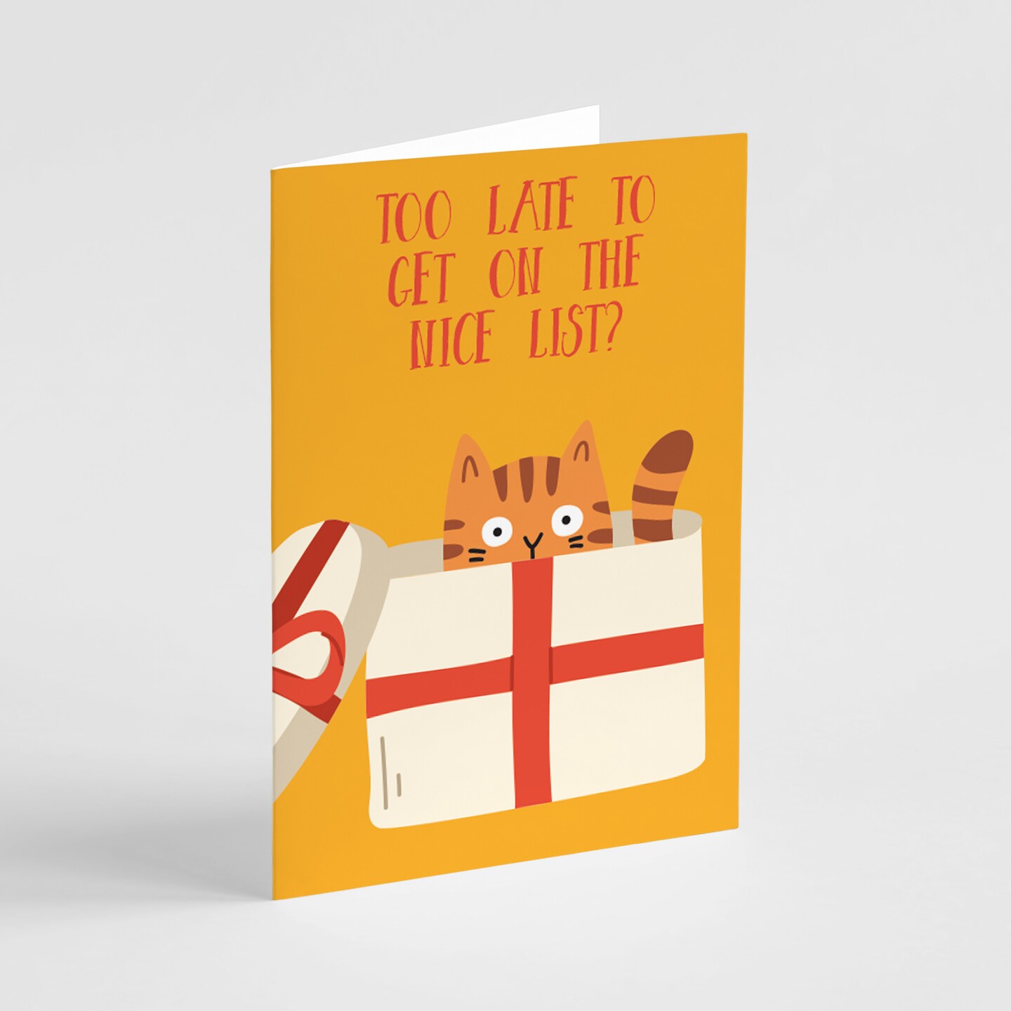 Funny Cat Christmas Cards - 24-Pack of Holiday Greeting Cards with 12 Adorable Cat Designs, Perfect for Cat Lovers to Share Merry Christmas & Happy Holiday Wishes, Blank Inside for Personalized Messages - Cute Festive Stationery Set