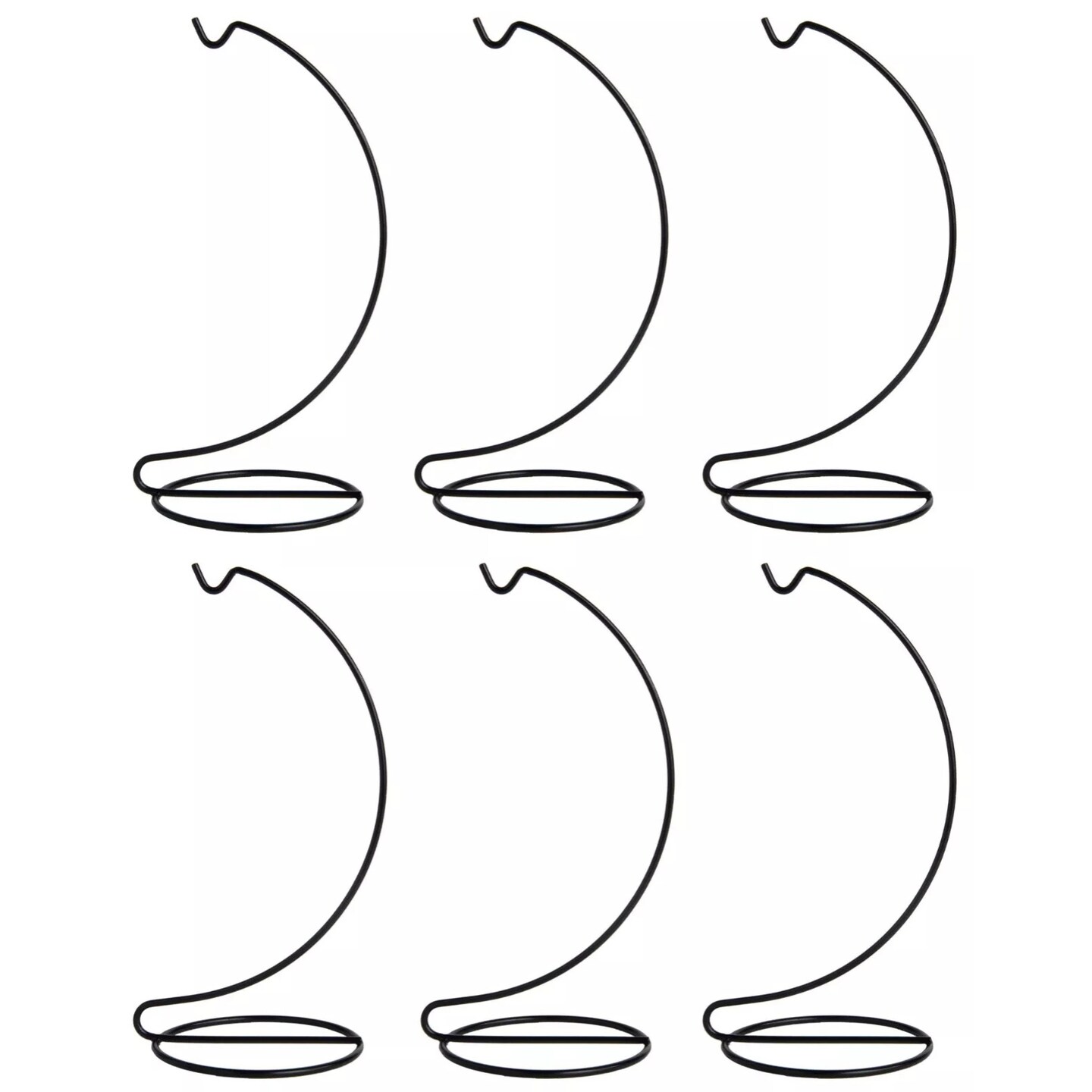 Kitcheniva 8&#x22; Ornament Display Stand Wire Hanger Holders Pack of 6