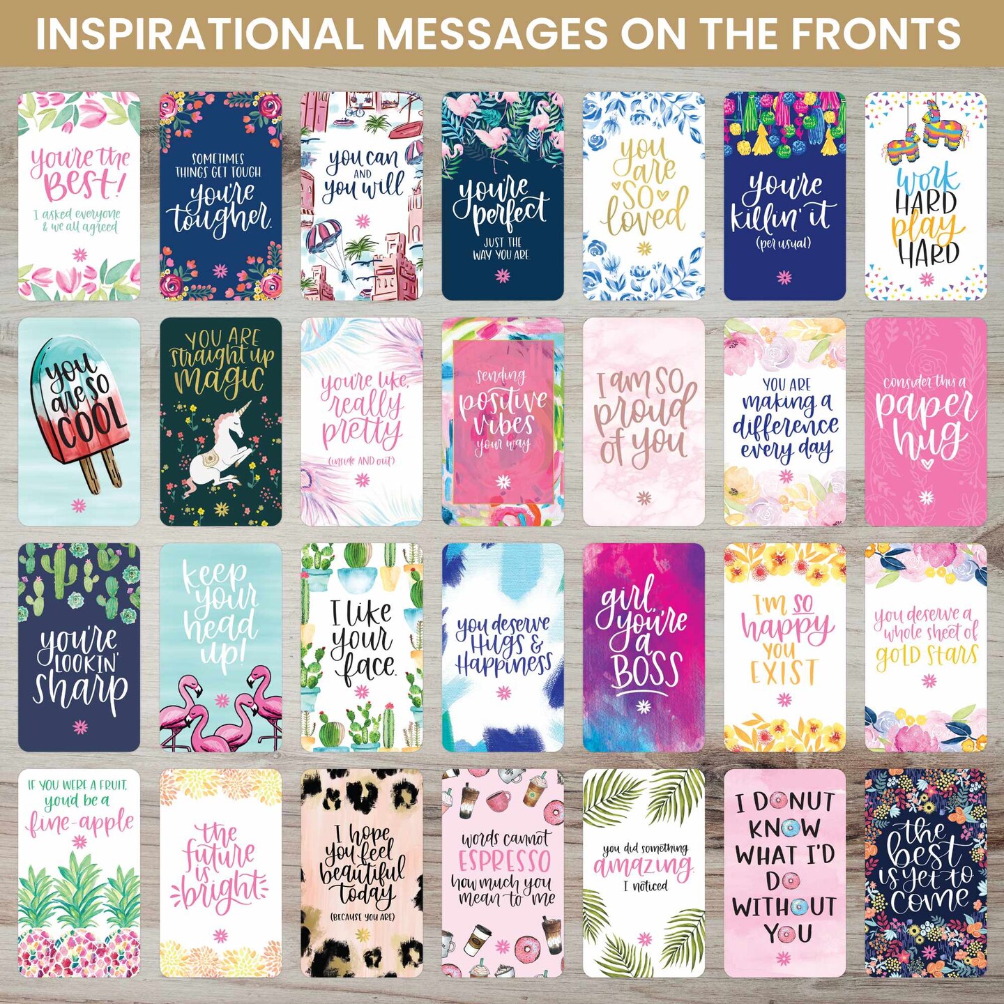 bloom daily planners Card Deck, 2&#x22; x 3.5&#x22;, Encouragement Cards