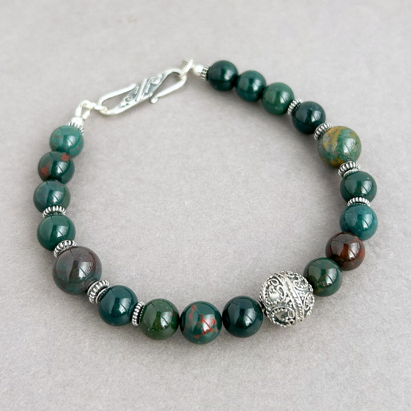 Bali Bloodstone Pendants