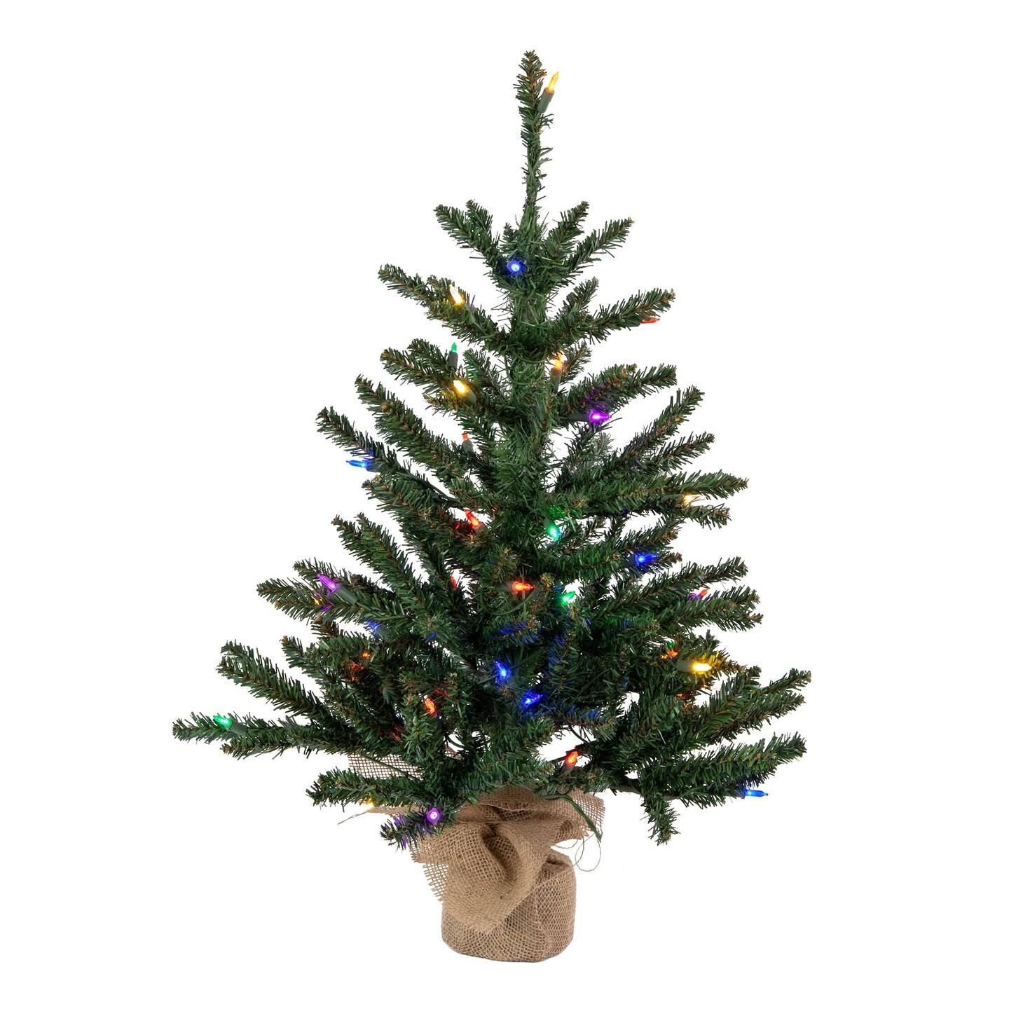 Vickerman 30&#x22; Anoka W/Burlap Base Dural LED 50MU - B160432LED