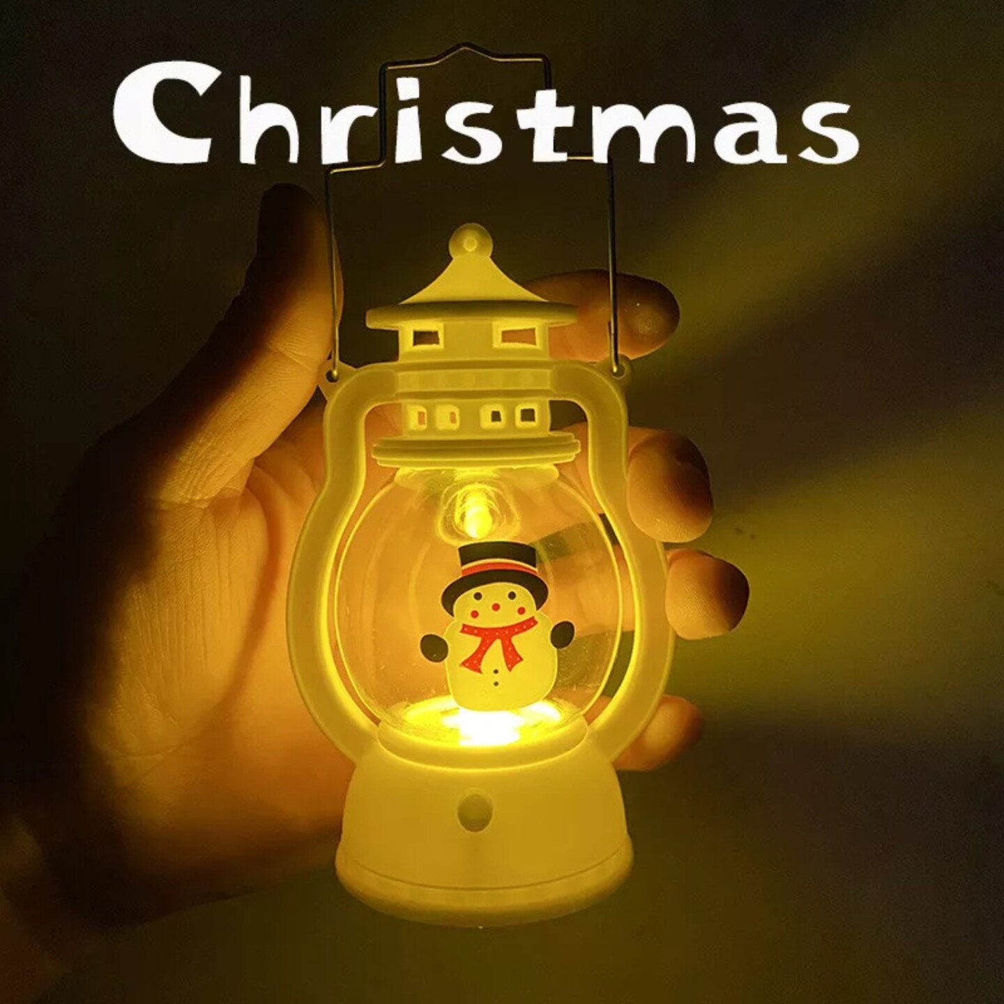 Kitcheniva Christmas LED Lantern Tabletop Night Lights Decor