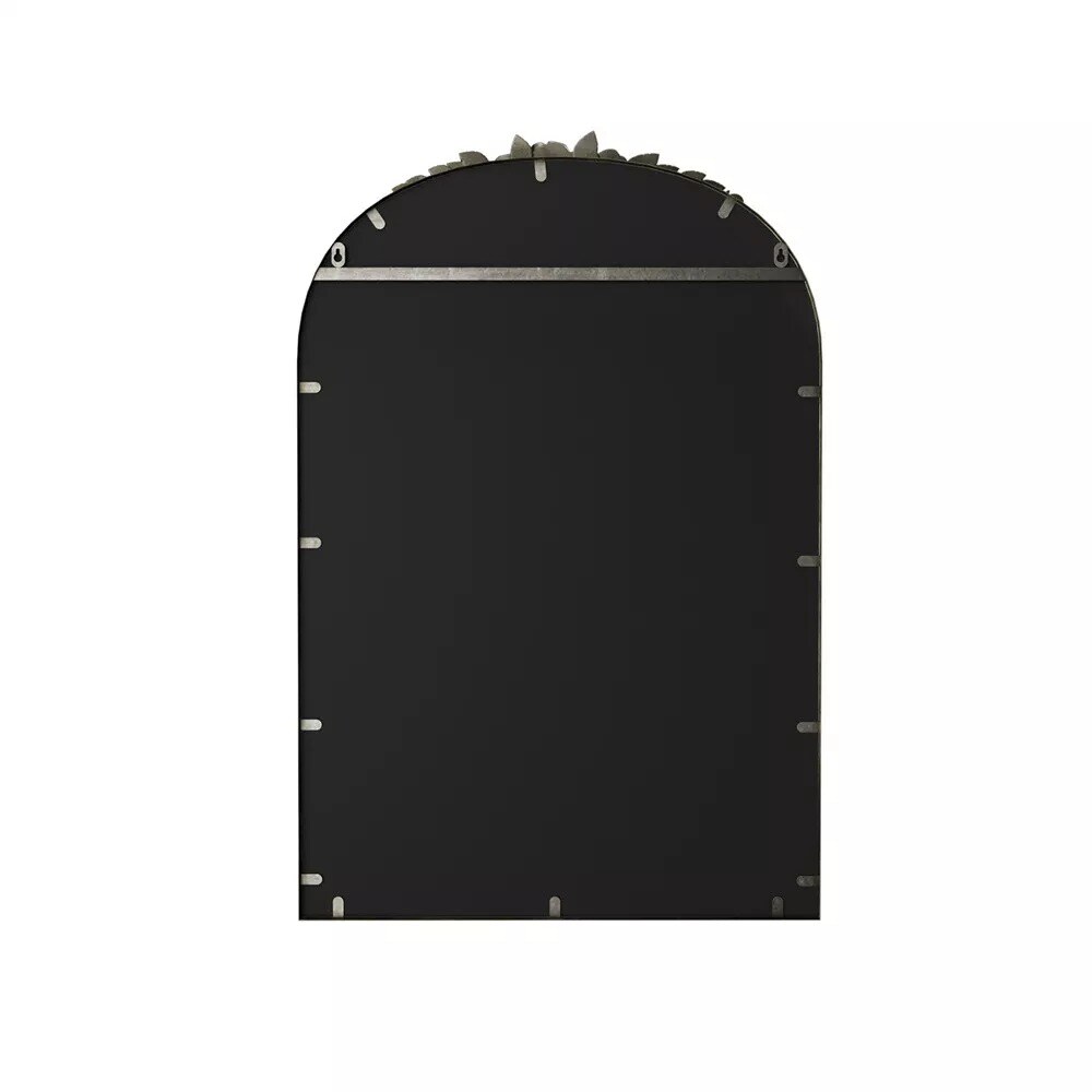 Gold Antique Wall Mirror Brass Arched Mirror Decorative Vintage Bathroom Mirrors