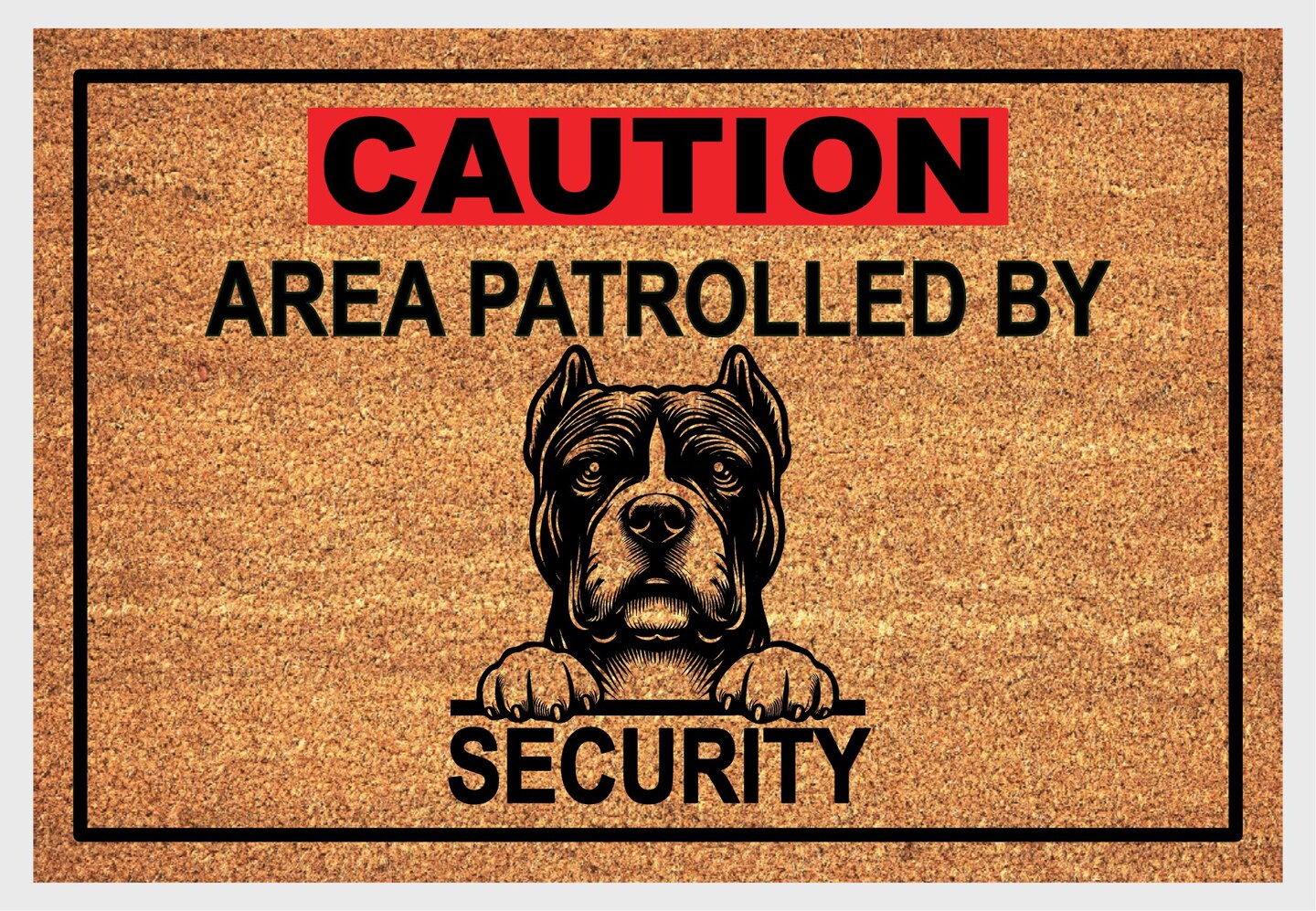 American Bully Security Doormat American Bully Welcome