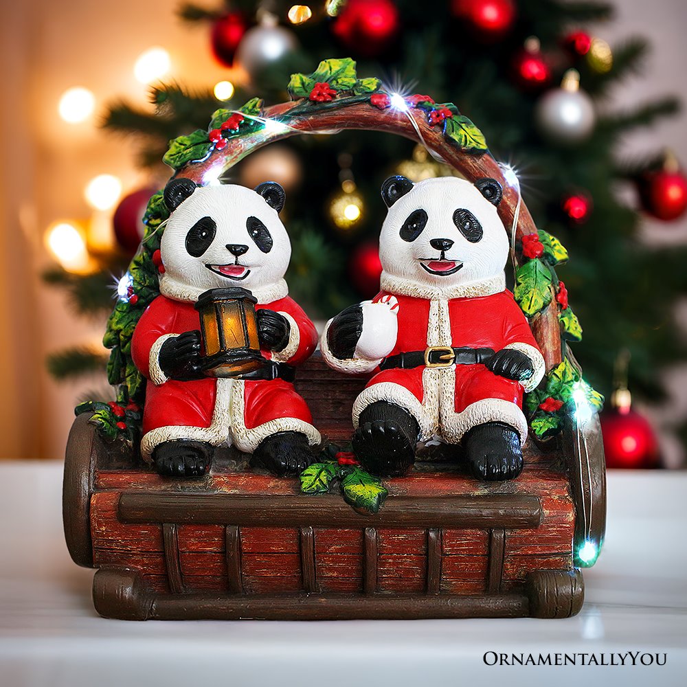 ILLUMINATED high quality CHRISTMAS DUO DECOR