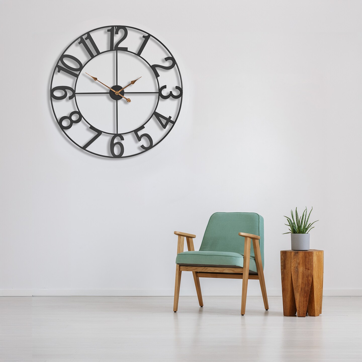 Sorbus Large Wall Clock - 32 inch (81 CM) Battery Operated Analog Wall Clock Decorative for Living Room and Kitchen