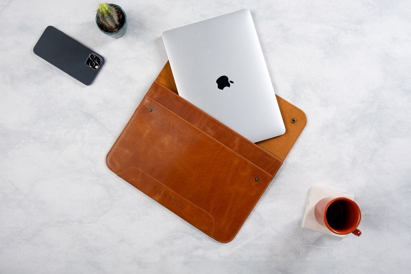 MacBook Air Case, Leather Laptop Sleeve, MacBook Pro 13 Case