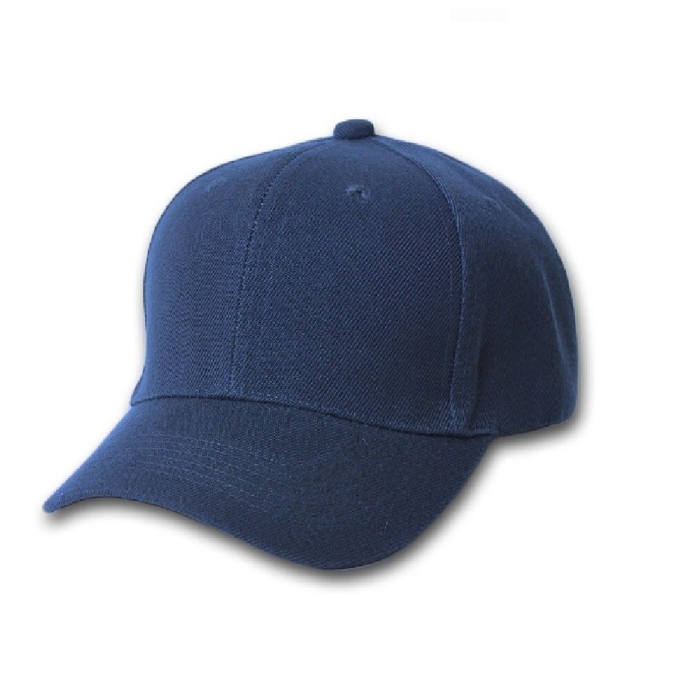 Plain Baseball Cap - Blank Hat with Solid Color and Adjustable